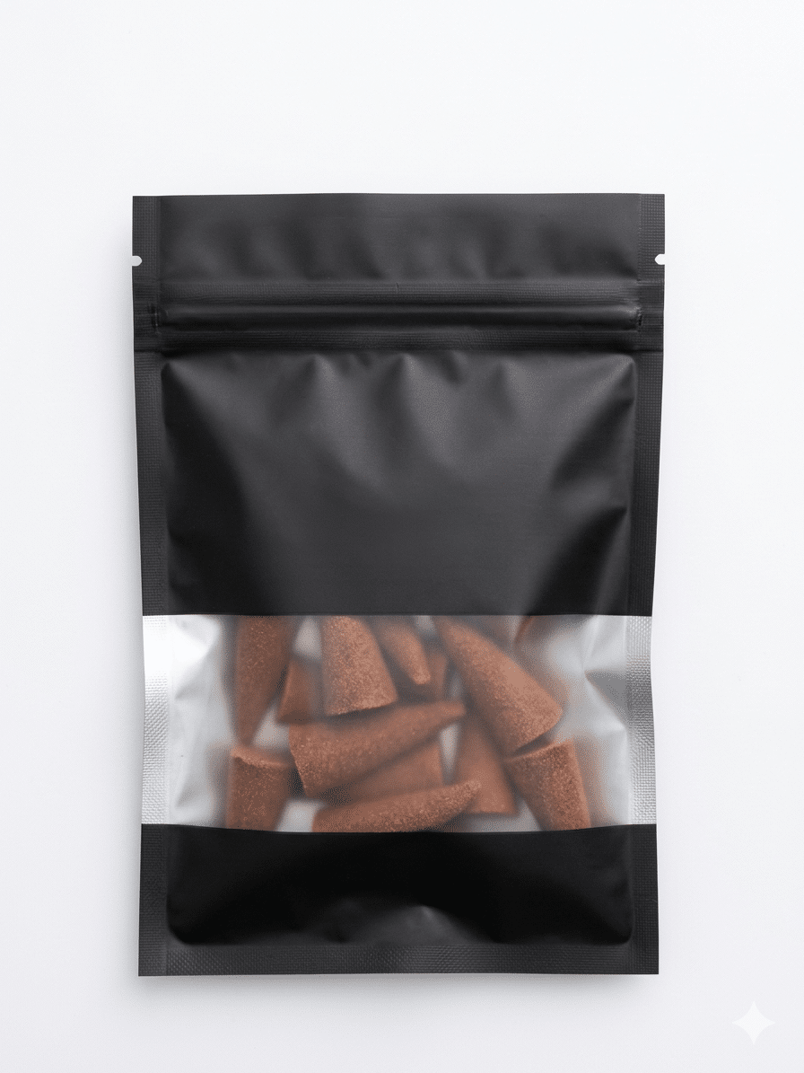 Small Refill Pouch - 15 Luxury Scented Incense Cones