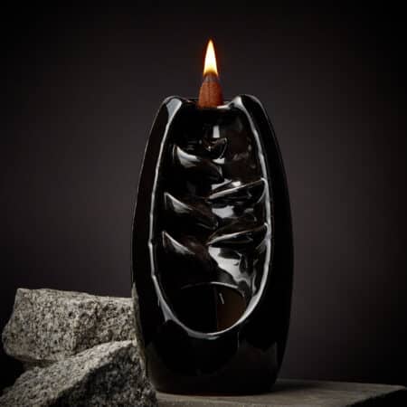 Amazon Backflow Incense Burner – Decorative Waterfall Smoke Incense Cone Holder for Home Décor, Meditation and Relaxation - Image 5