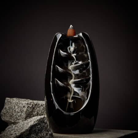Amazon Backflow Incense Burner – Decorative Waterfall Smoke Incense Cone Holder for Home Décor, Meditation and Relaxation - Image 6