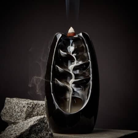 Amazon Backflow Incense Burner – Decorative Waterfall Smoke Incense Cone Holder for Home Décor, Meditation and Relaxation - Image 7